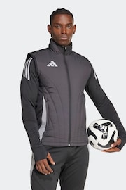 adidas Grey Tiro 24 Football Winterized Vest Gilet - Image 3 of 7