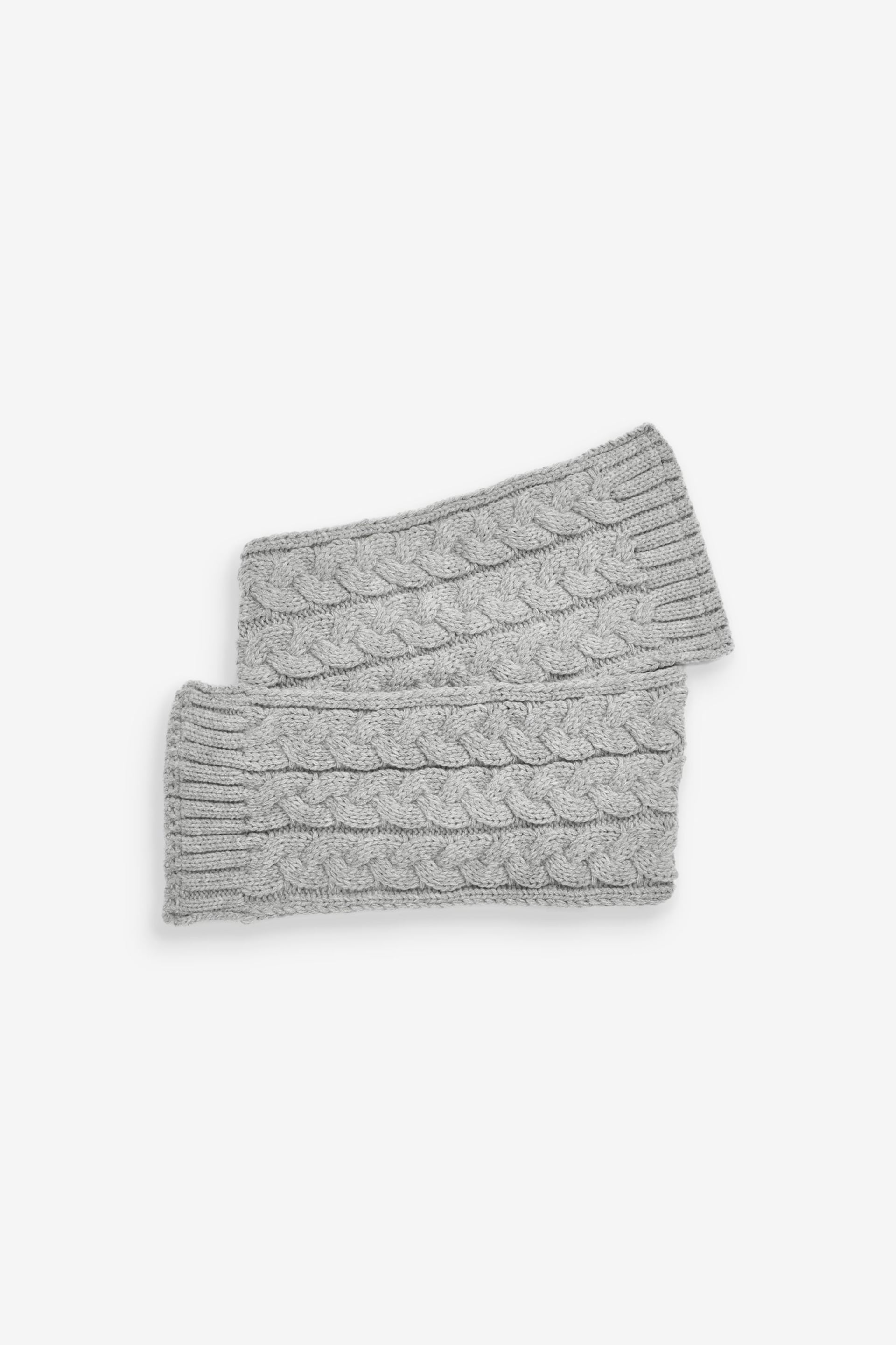 Grey Knitted Hat, Gloves and Scarf 3 Piece Set (3-16yrs) - Image 3 of 4