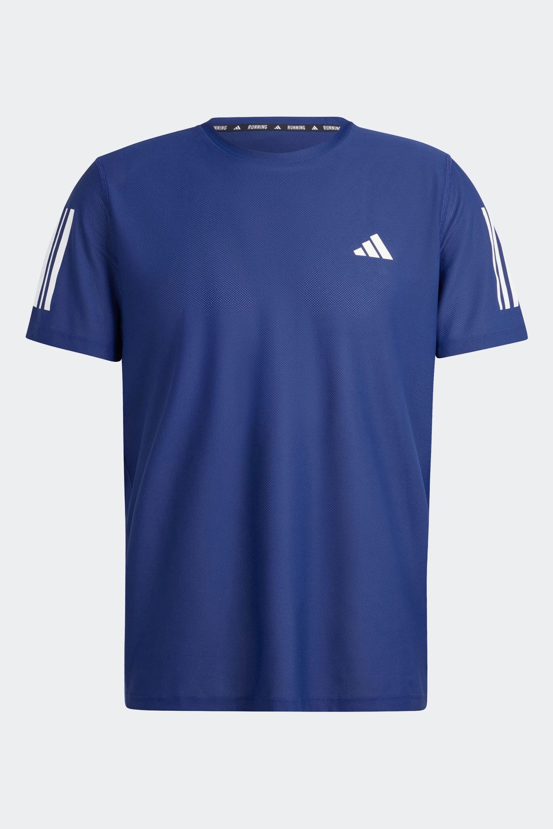 adidas Blue Own the Run T-Shirt - Image 7 of 7