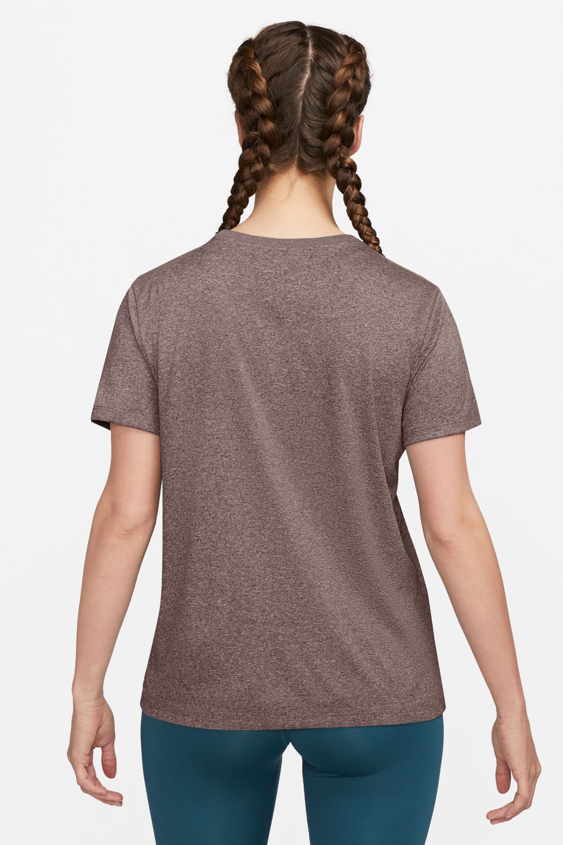 Buy Nike Brown Dri FIT T Shirt from Next Luxembourg