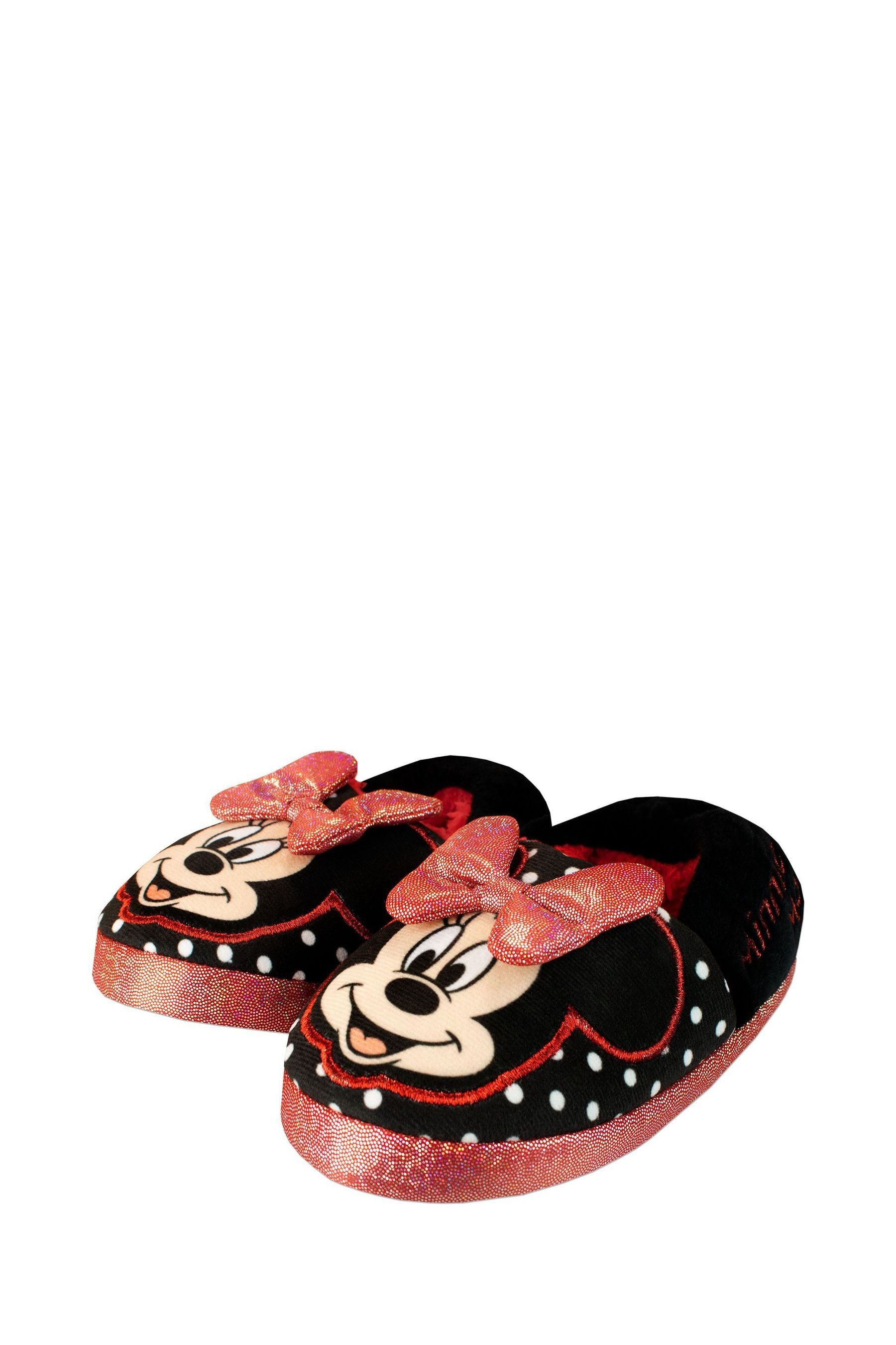 Buy Character Black Minnie Mouse Kids Disney Slippers from the