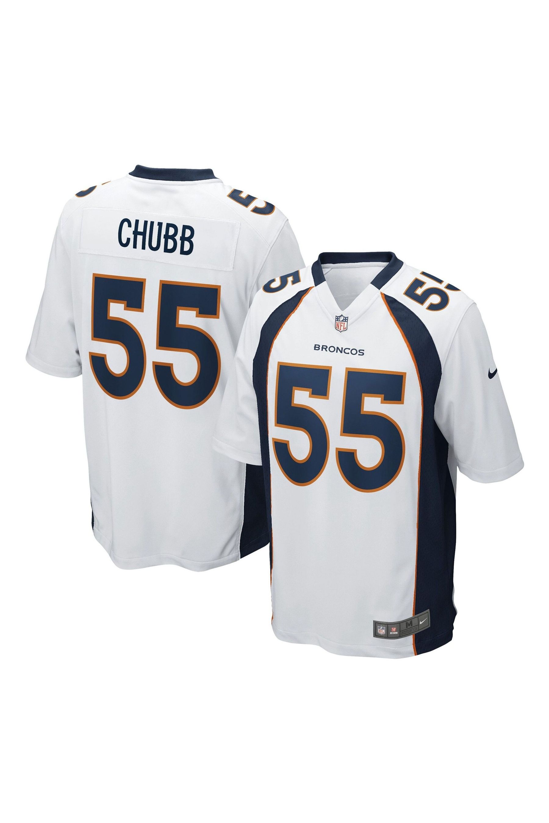 Buy Nike White NFL Denver Broncos Road Game Jersey Bradley Chubb from the Next UK online shop