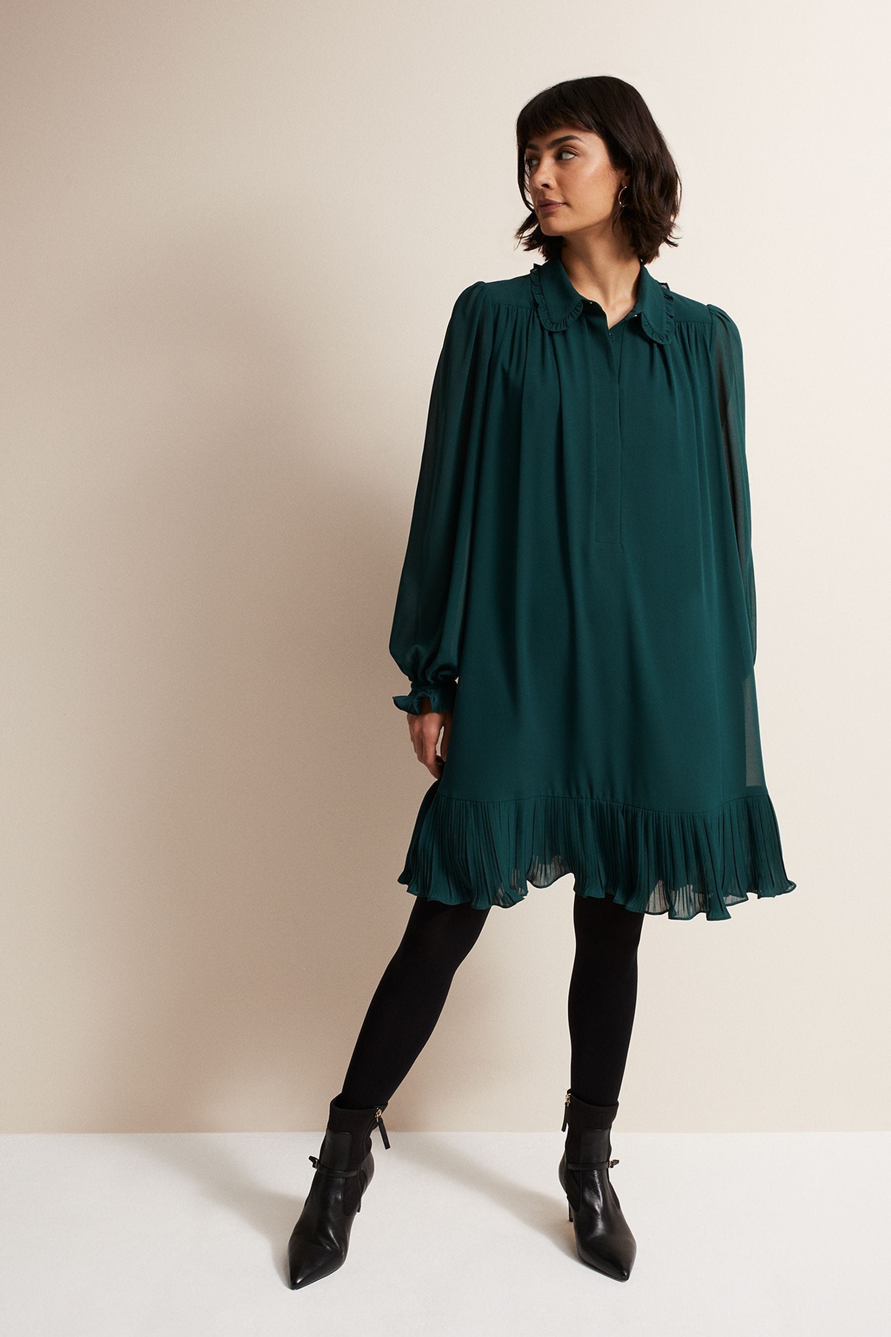 Phase eight emerald green dress top