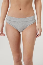 Grey Thong Forever Comfort Knickers - Image 1 of 3