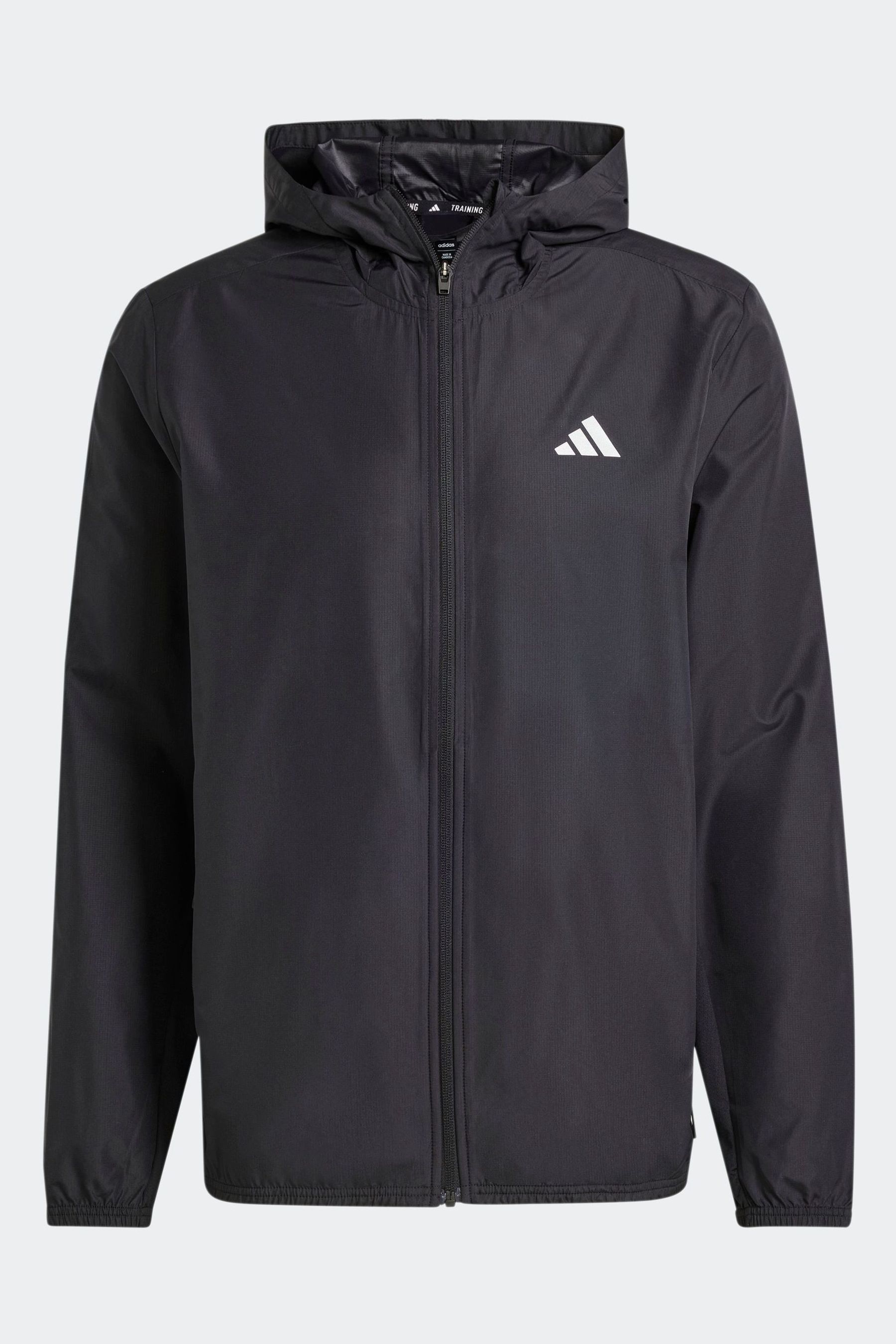 Buy adidas Black Gym Training 3 Stripes Jacket from Next Ireland