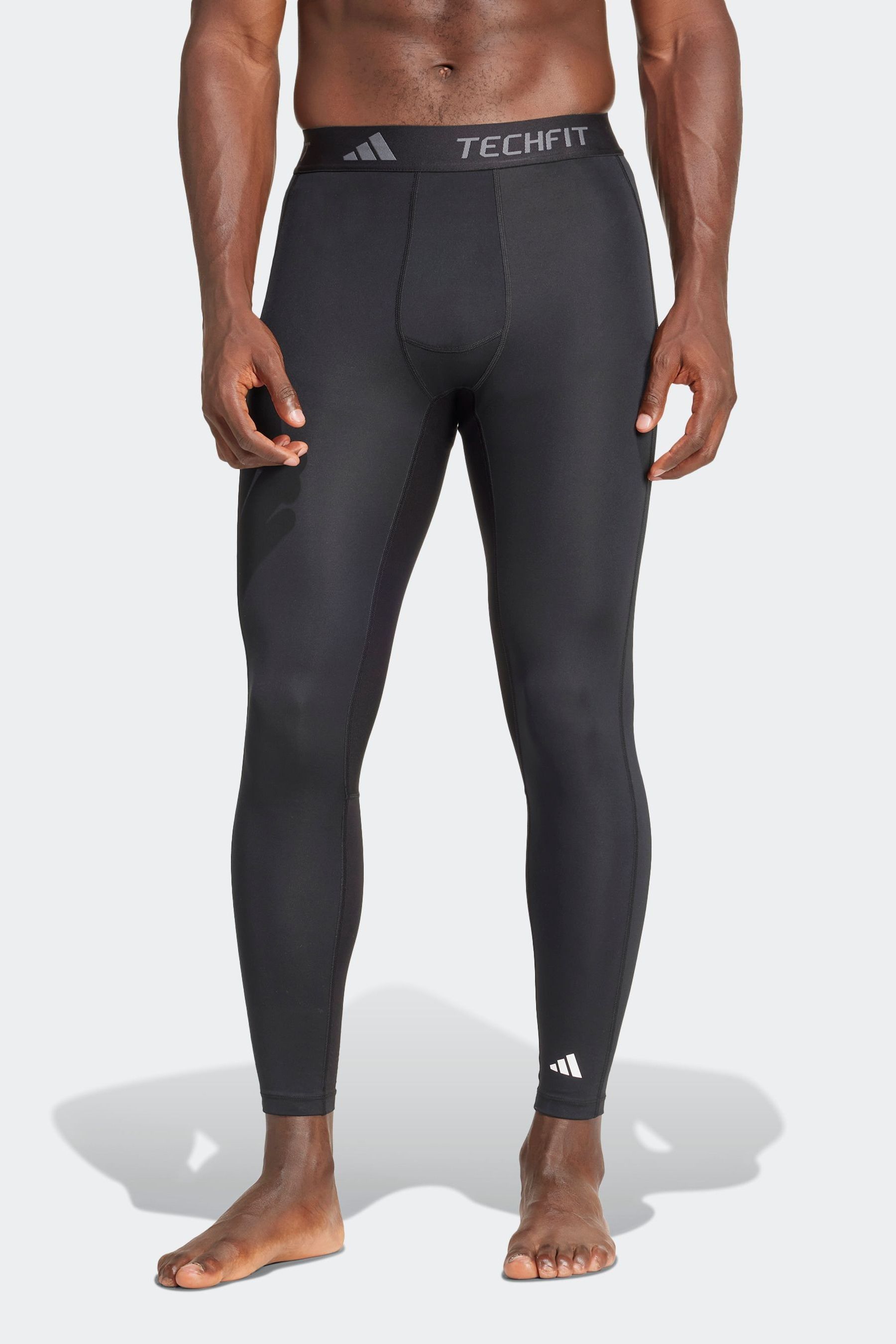 Buy adidas Black Techfit Compression Training Long Leggings from Next Luxembourg