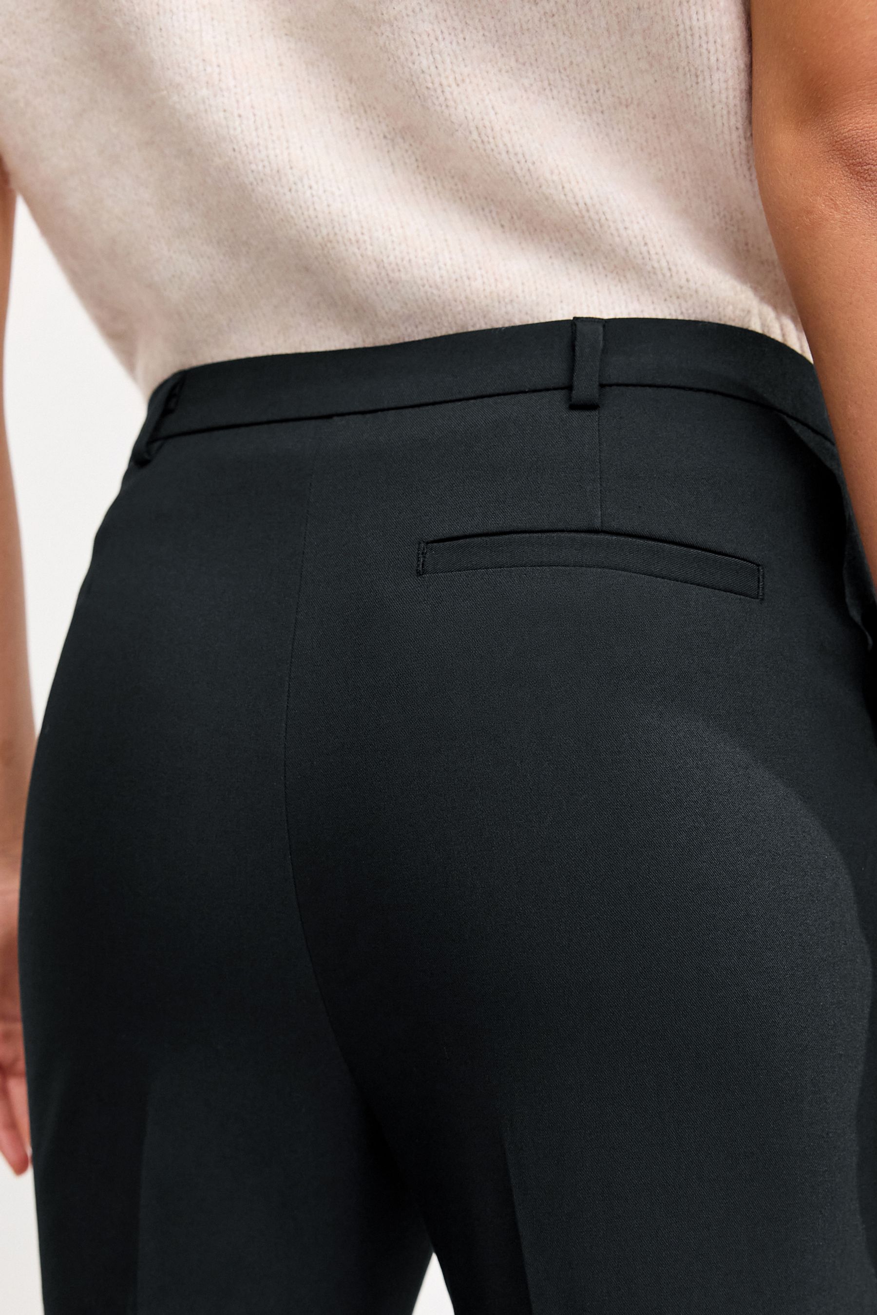 Black skinny trousers next discount