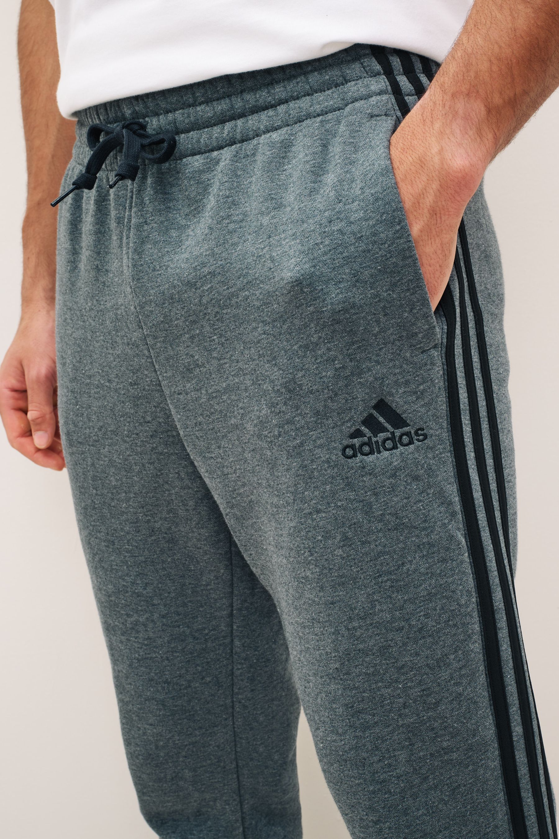 Dark grey adidas joggers hotsell