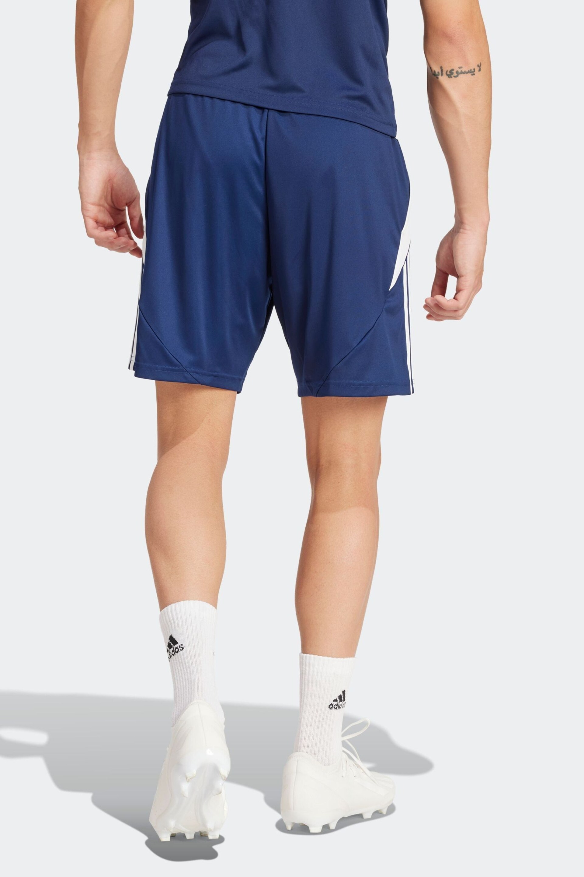 adidas Blue Tiro 24 Training Shorts - Image 2 of 6