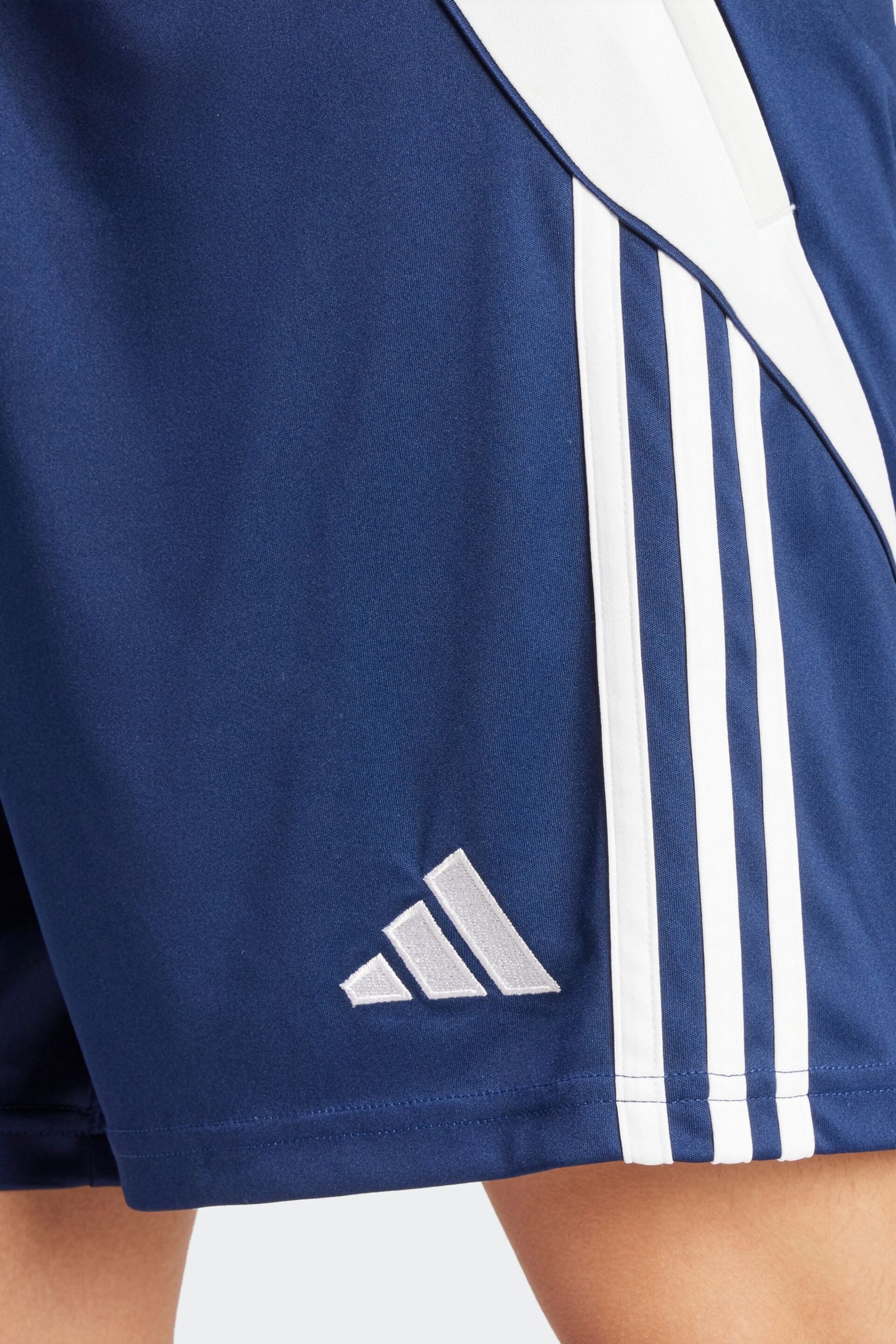 adidas Blue Tiro 24 Training Shorts - Image 4 of 6