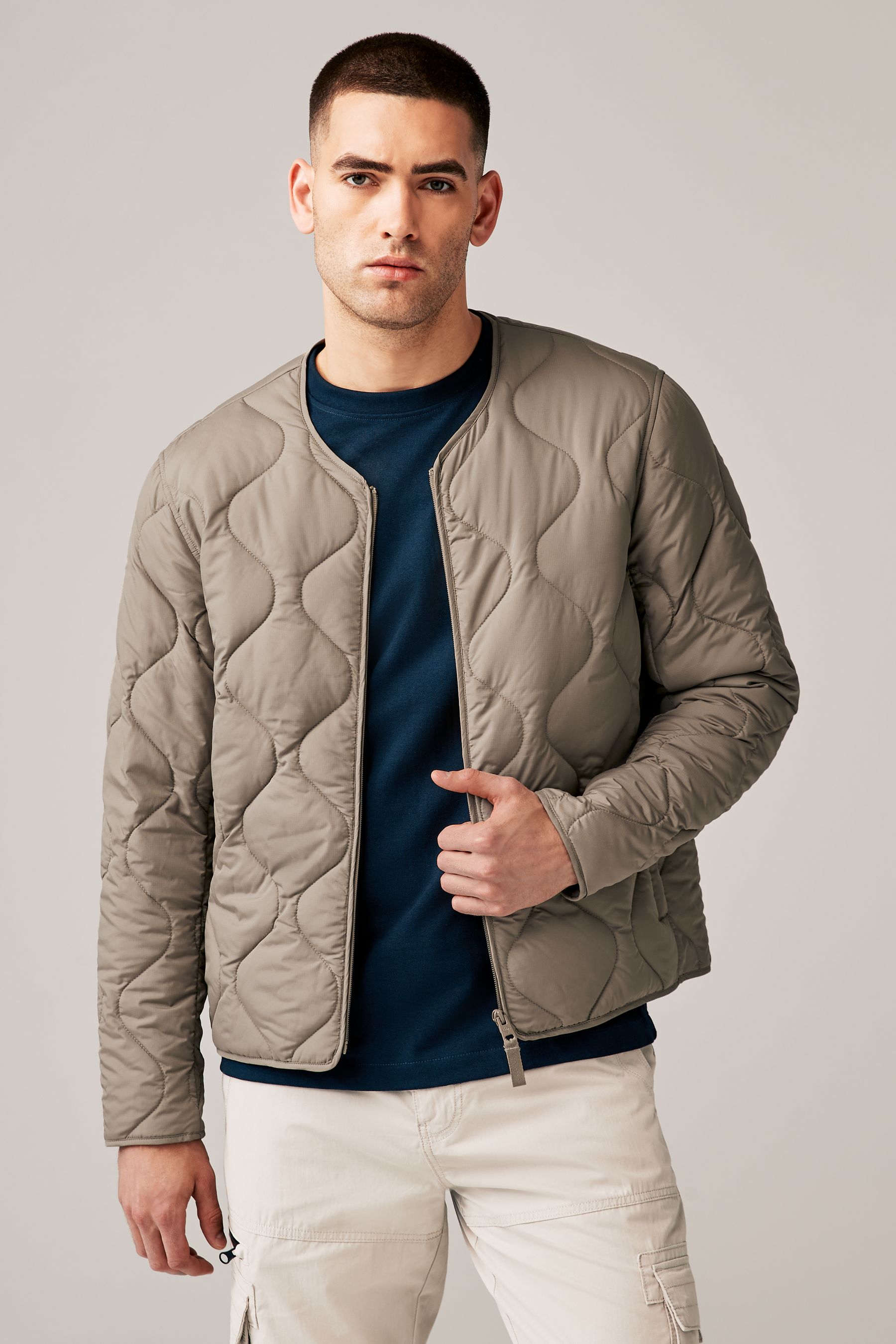 Quilted coat lining sales
