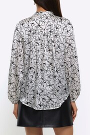 River Island White Pussybow Blouse - Image 2 of 4