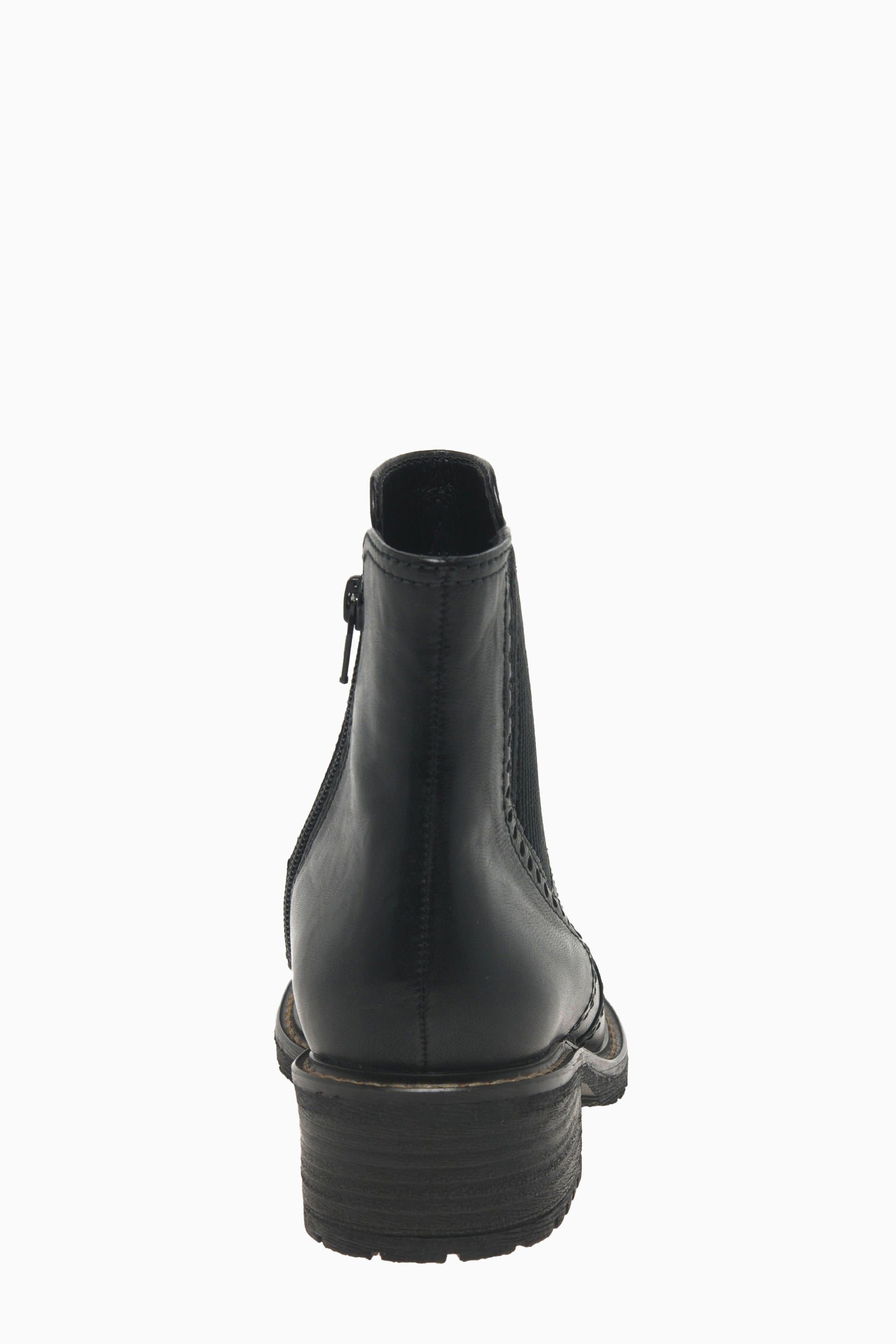 Gabor Imagine Black Tucson Leather Fashion Ankle Boots