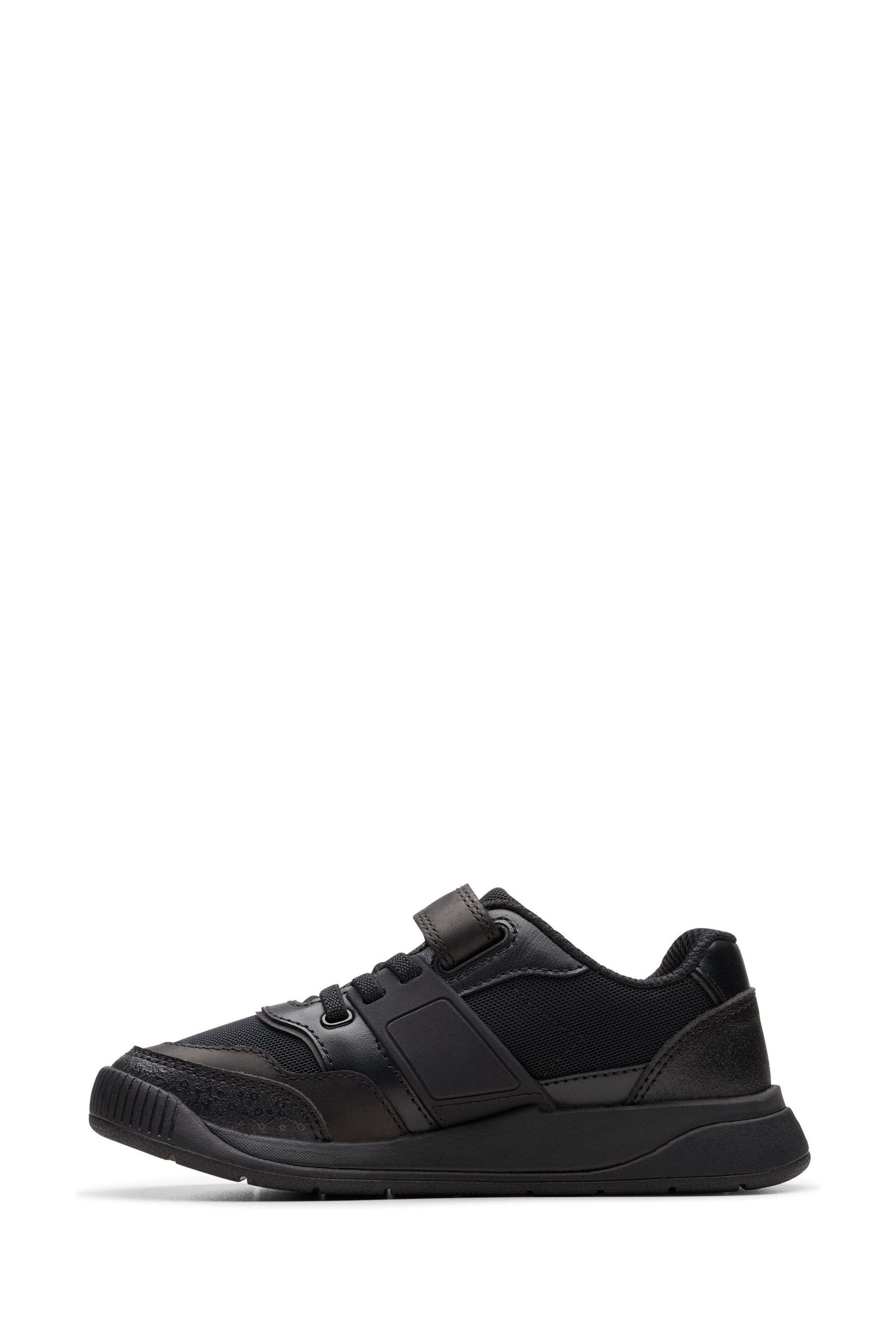 Clarks Black Wide Fit (G) Lune Flex Shoes - Image 2 of 4
