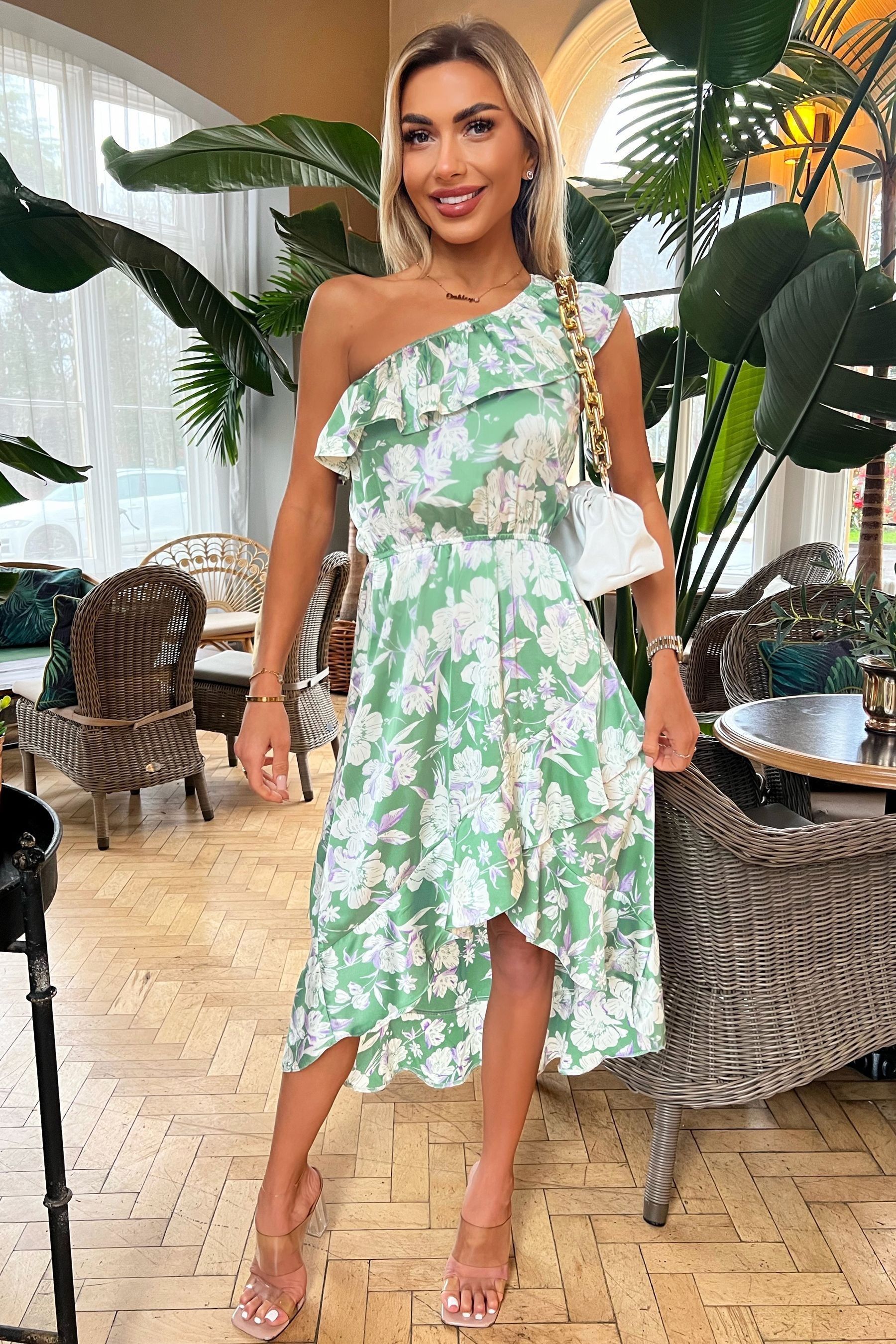 Ax paris dip hem on sale dress