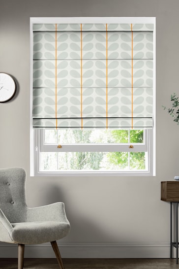 Orla Kiely Grey Two Colour Stem Made To Measure Roman Blind