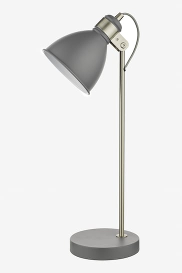 Dar Lighting Grey Frederick Table Lamp