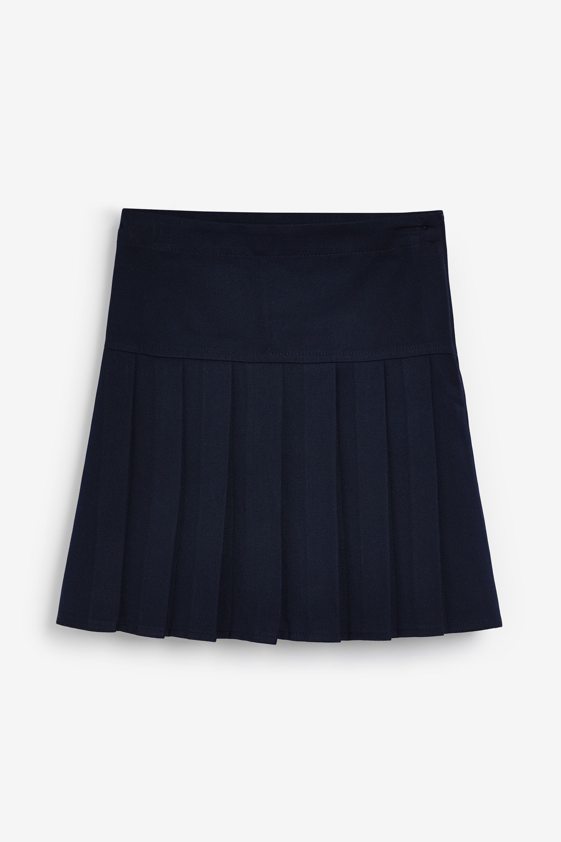 Long navy pleated skirt uk discount