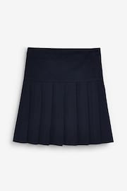 Navy Blue Longer Length Regular Waist Pleat Skirts 2 Pack (3-16yrs) - Image 3 of 5