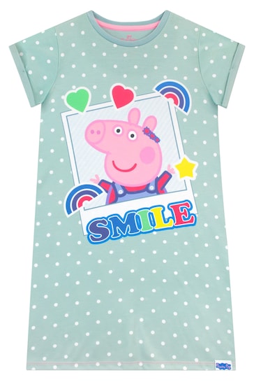 Character Grey Pink Peppa Pig Nightdresses 2 Pack