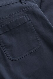 Seasalt Cornwall Blue Petite Albert Quay Slim Fit Crop Trousers - Image 5 of 5