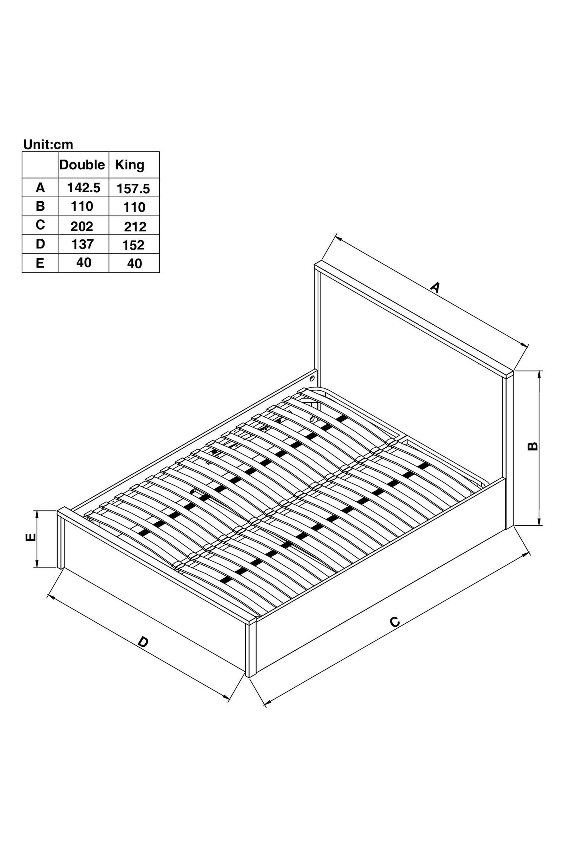 Oak Effect Bronx Wooden Ottoman Storage Bed Frame