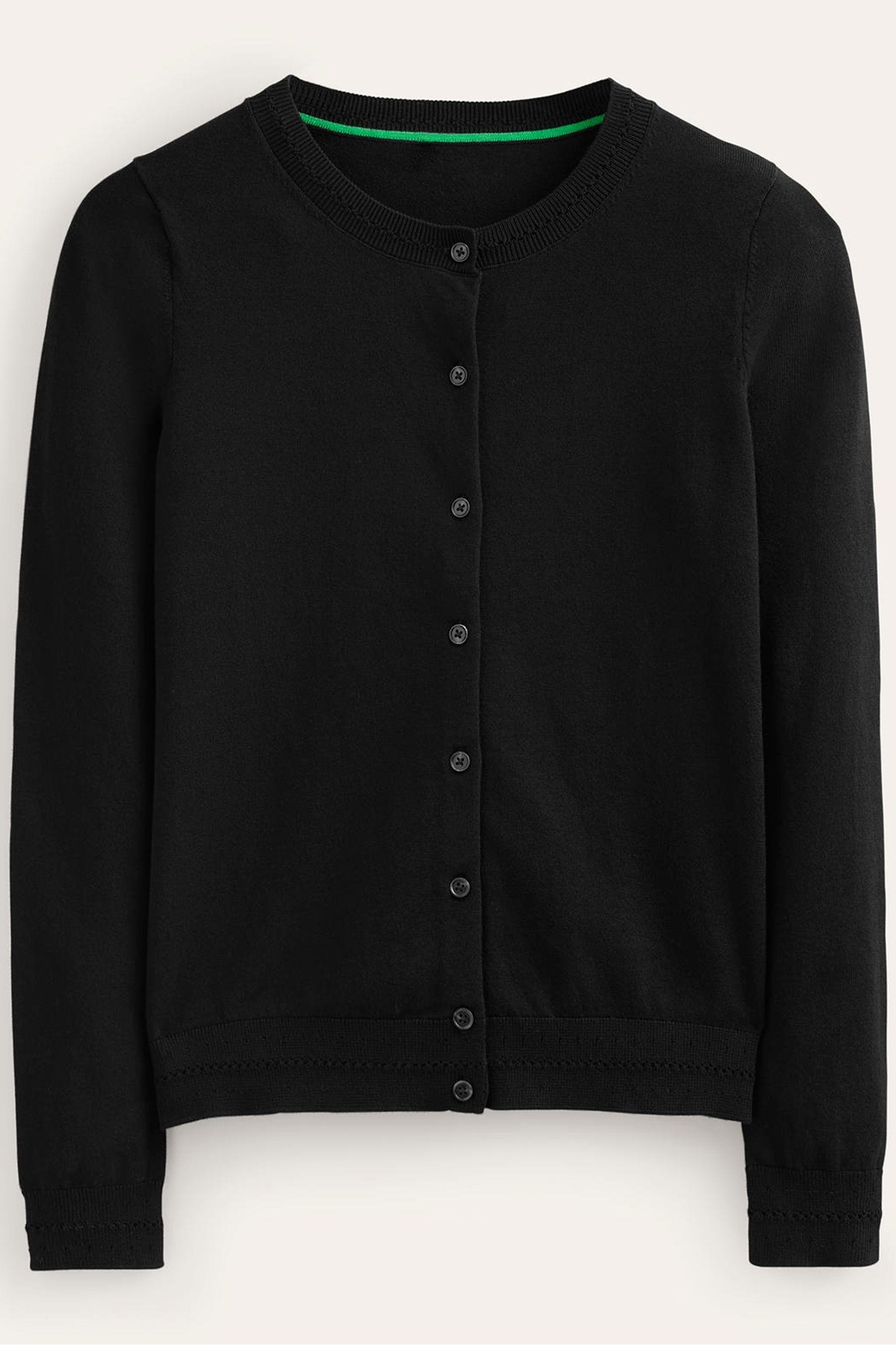Buy Boden Black Catriona Cotton Cardigan from the Next UK online shop