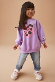 Purple Sweatshirt (3mths-7yrs) - Image 2 of 7