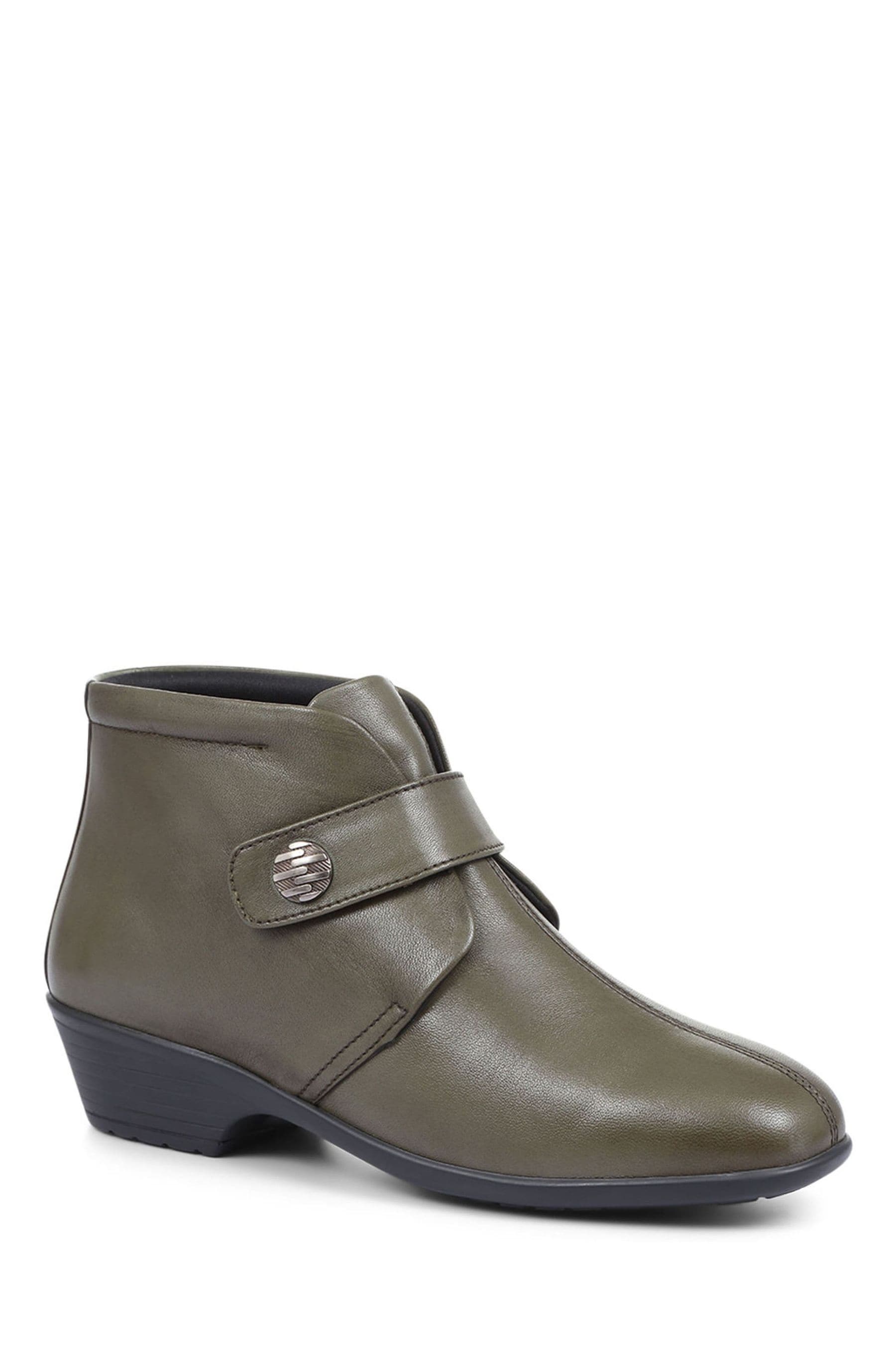 Buy Pavers Wide Fit Leather Ladies Ankle Boots from Next Luxembourg