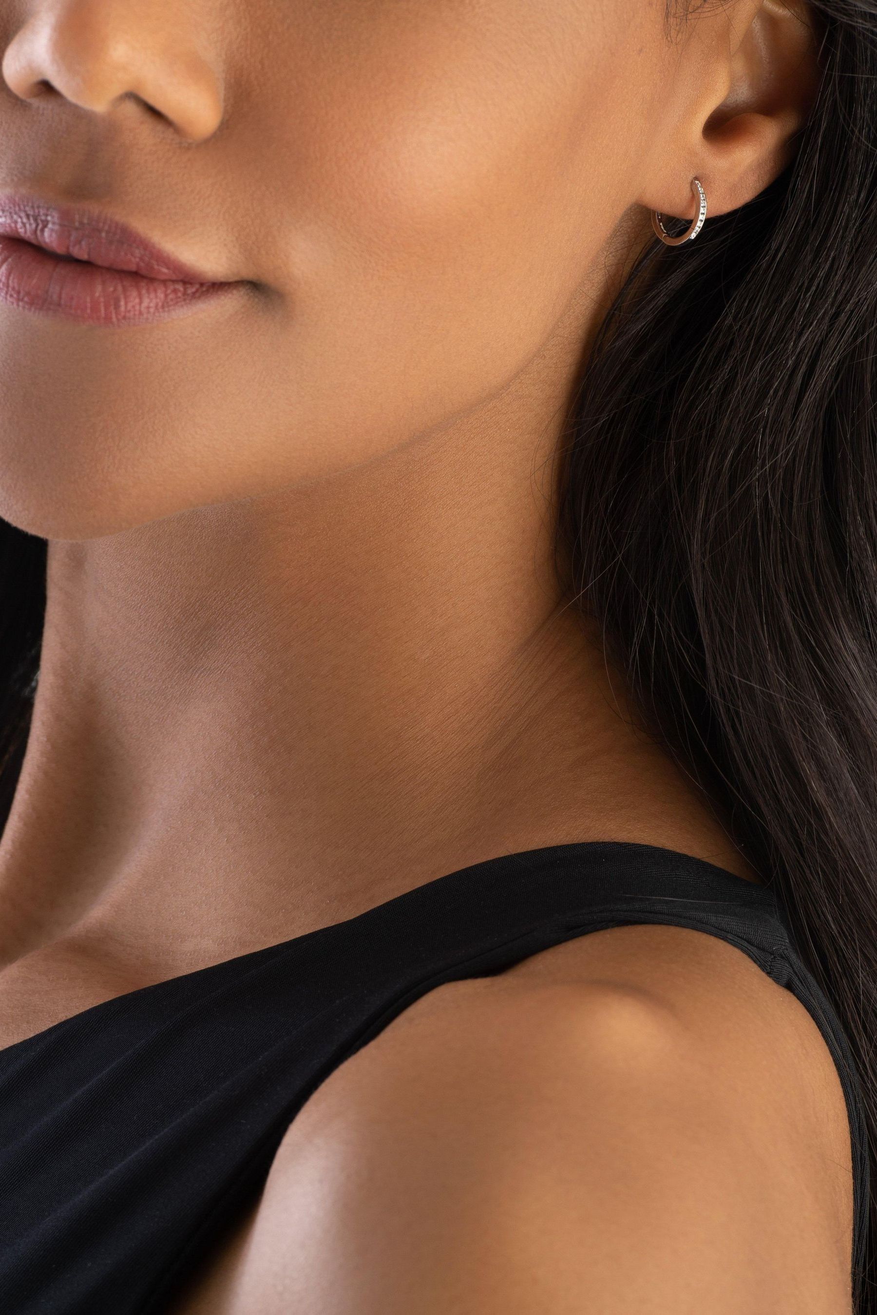 Beaverbrooks hoop earrings top
