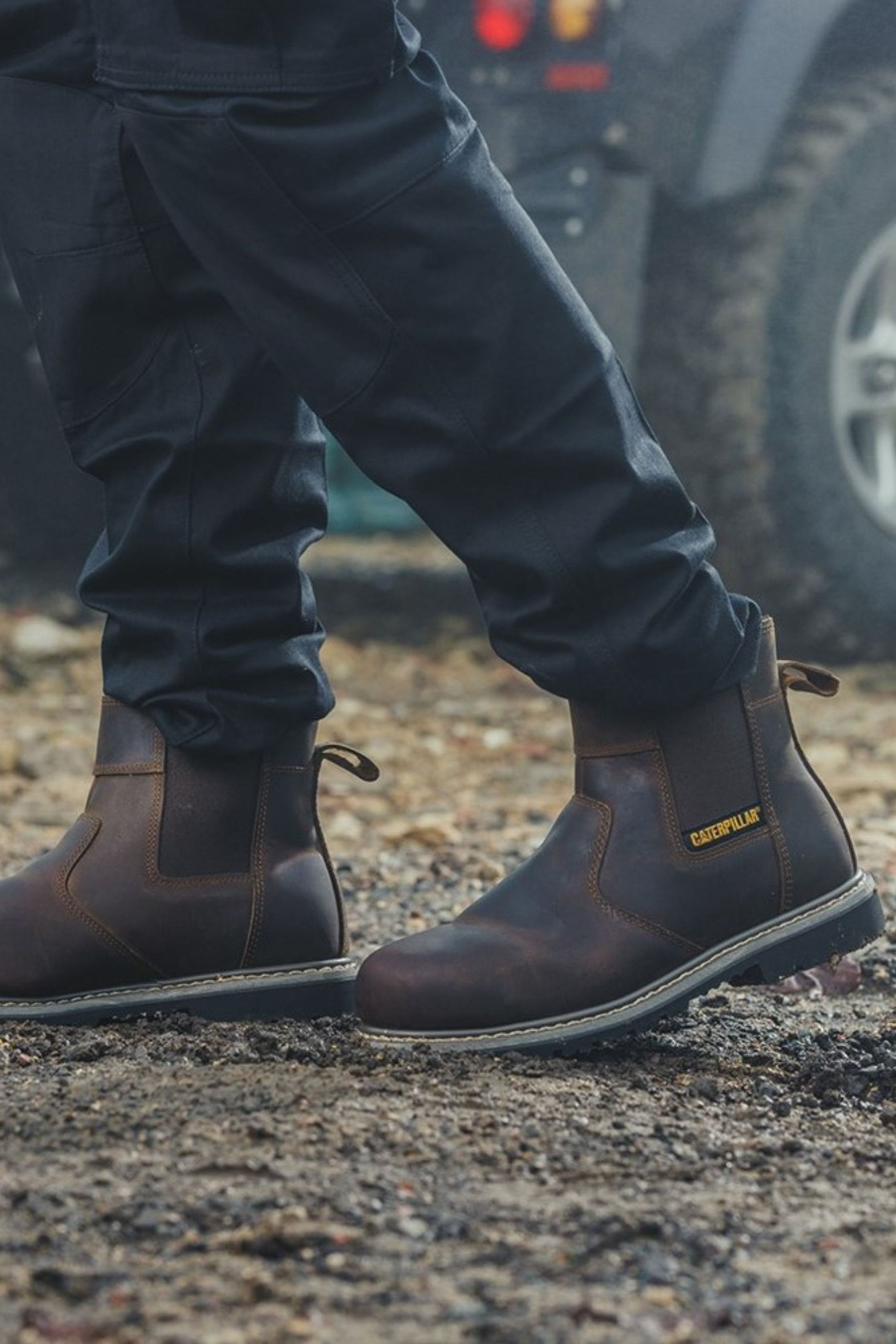 Buy Caterpillar Powerplant Dealer Safety Brown Boots from the Next UK online shop