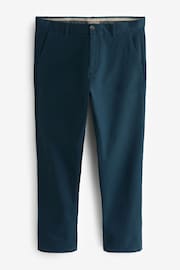 Dark Blue Slim Fit Stretch Chinos Trousers - Image 4 of 4