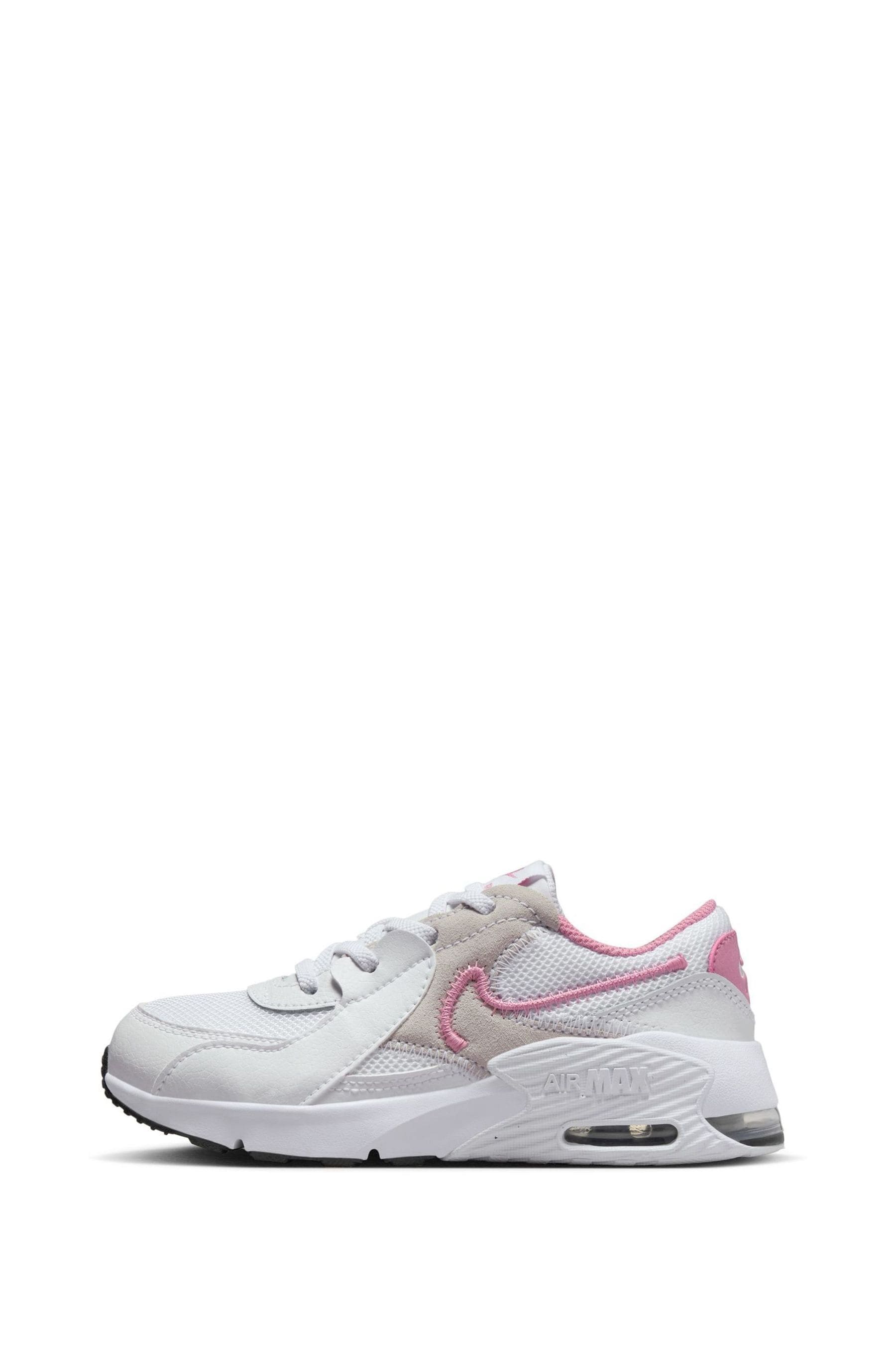 Buy Nike White Pink Air Max Excee Junior Trainers from the Next UK