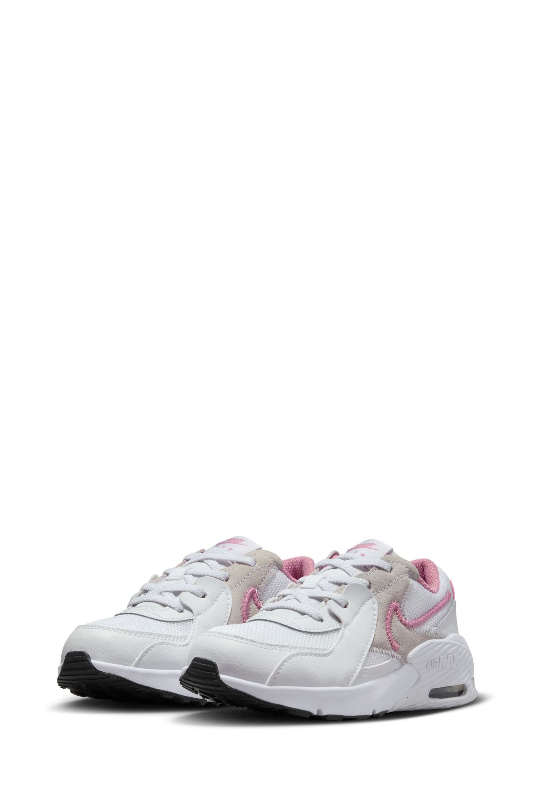 Nike junior air max axis trainer pale pink / white hotsell