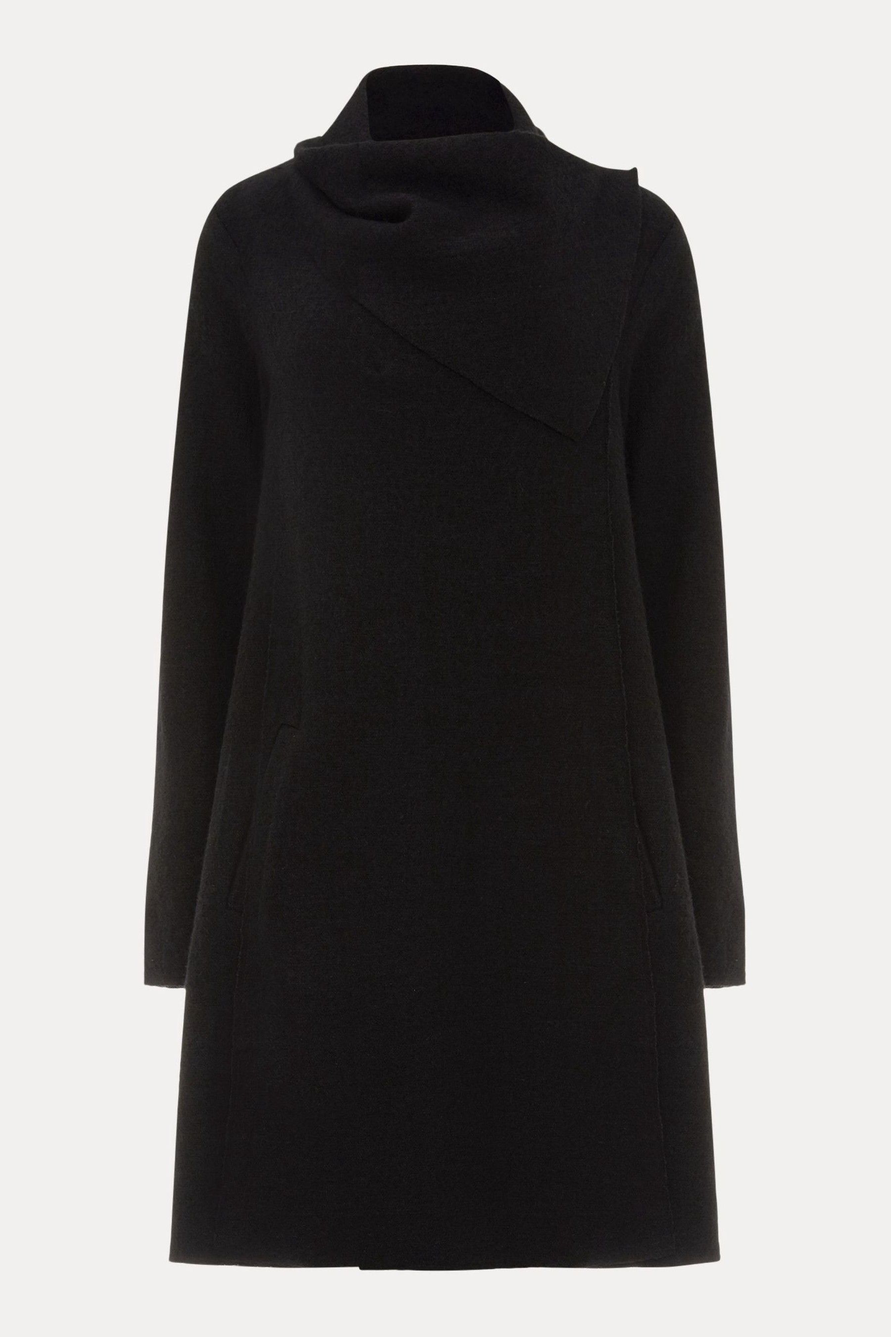 Phase Eight Black Knit Bellona Coat