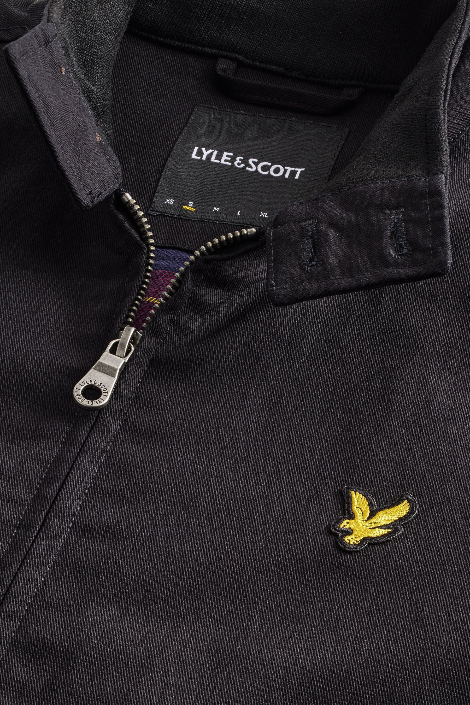 Lyle and scott harrington jacket black online