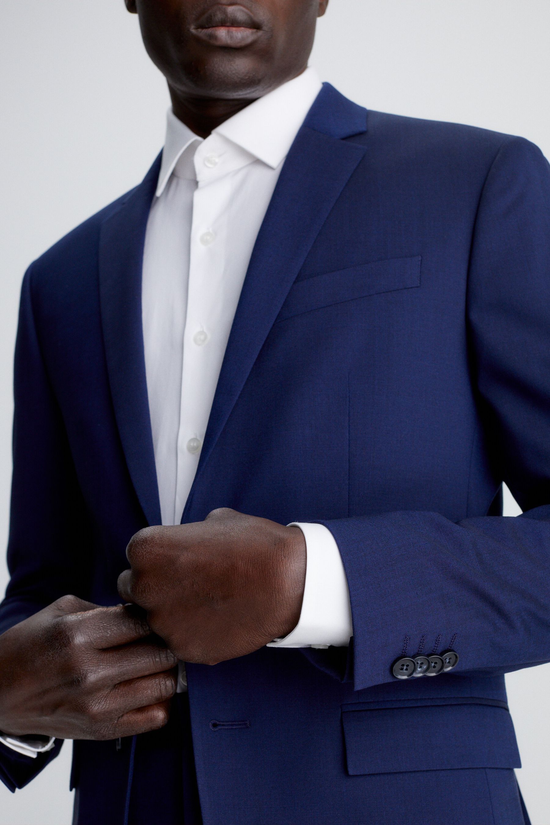 Calvin klein blue blazer discount