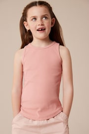 Pink Rib Vest (3-16yrs) - Image 2 of 7