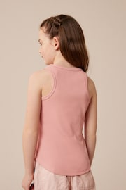 Pink Rib Vest (3-16yrs) - Image 3 of 7