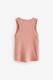 Pink Rib Vest (3-16yrs) - Image 6 of 7