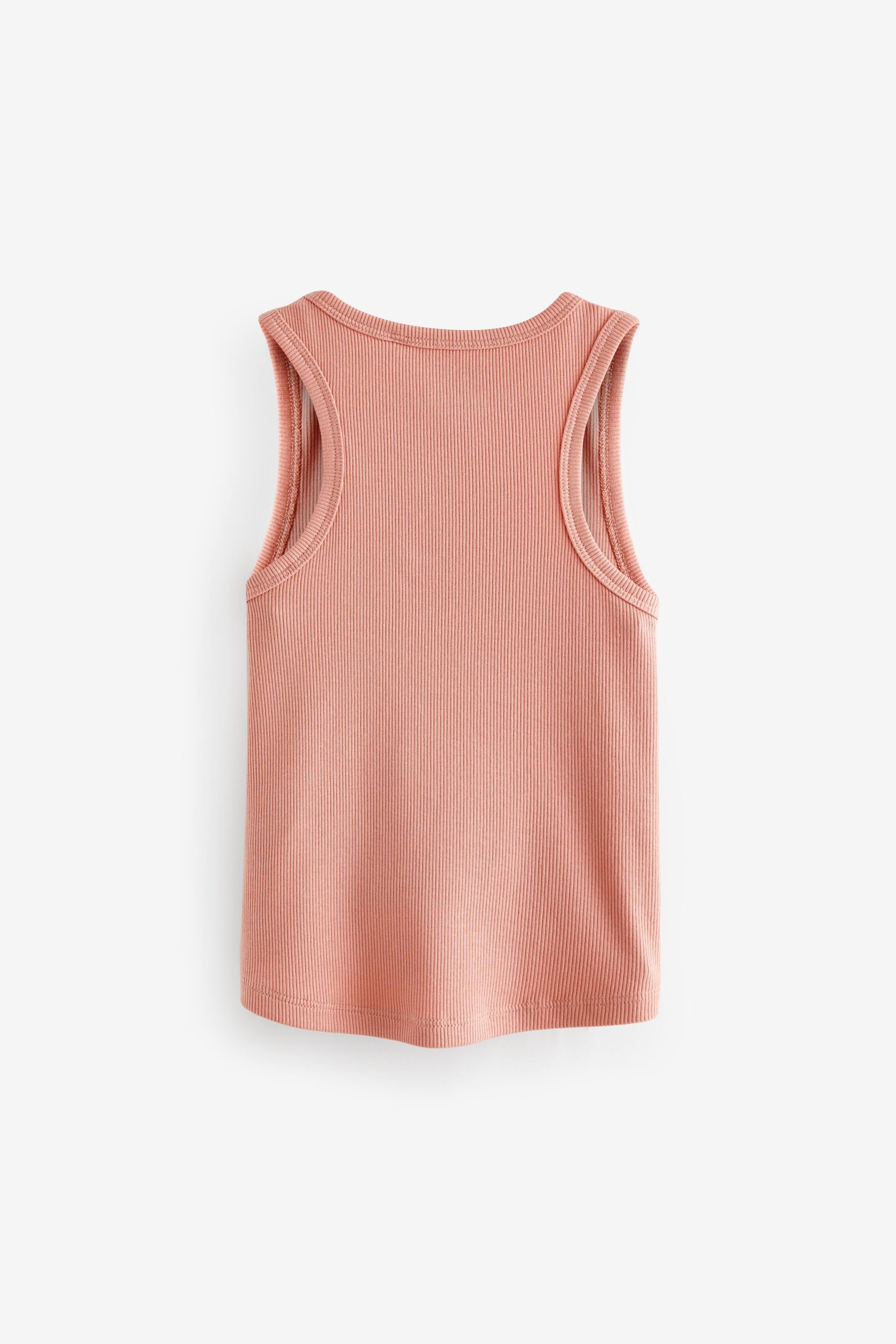 Pink Rib Vest (3-16yrs) - Image 6 of 7