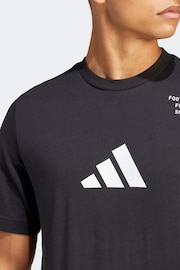 adidas Black M FB Cat G T-Shirt - Image 5 of 7