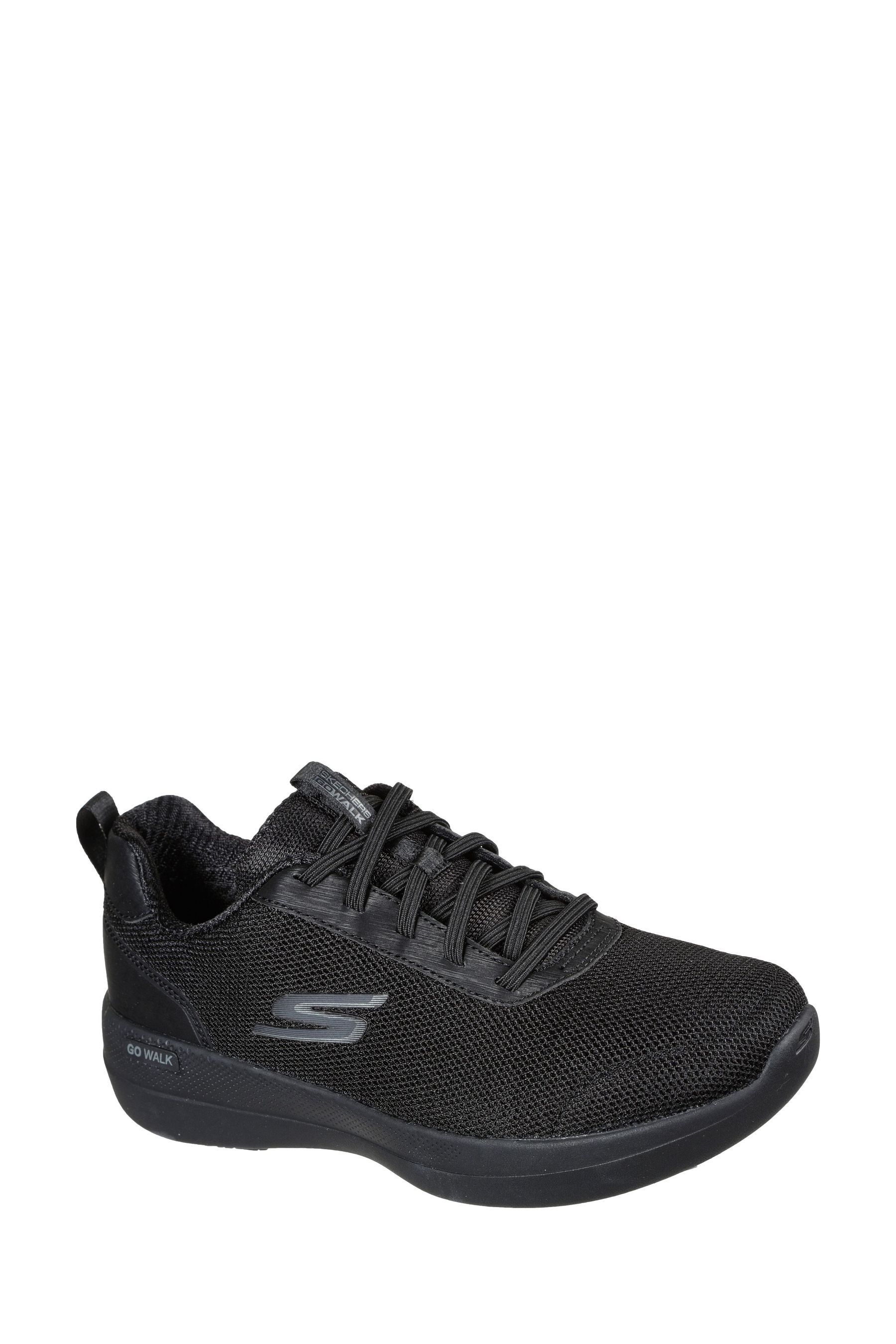 Skechers go discount walk black shoes