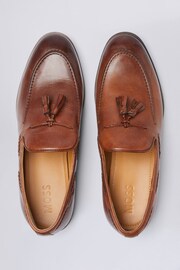 MOSS Brown Highgate Tassel Loafers - Image 2 of 4