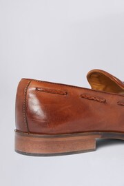 MOSS Brown Highgate Tassel Loafers - Image 3 of 4
