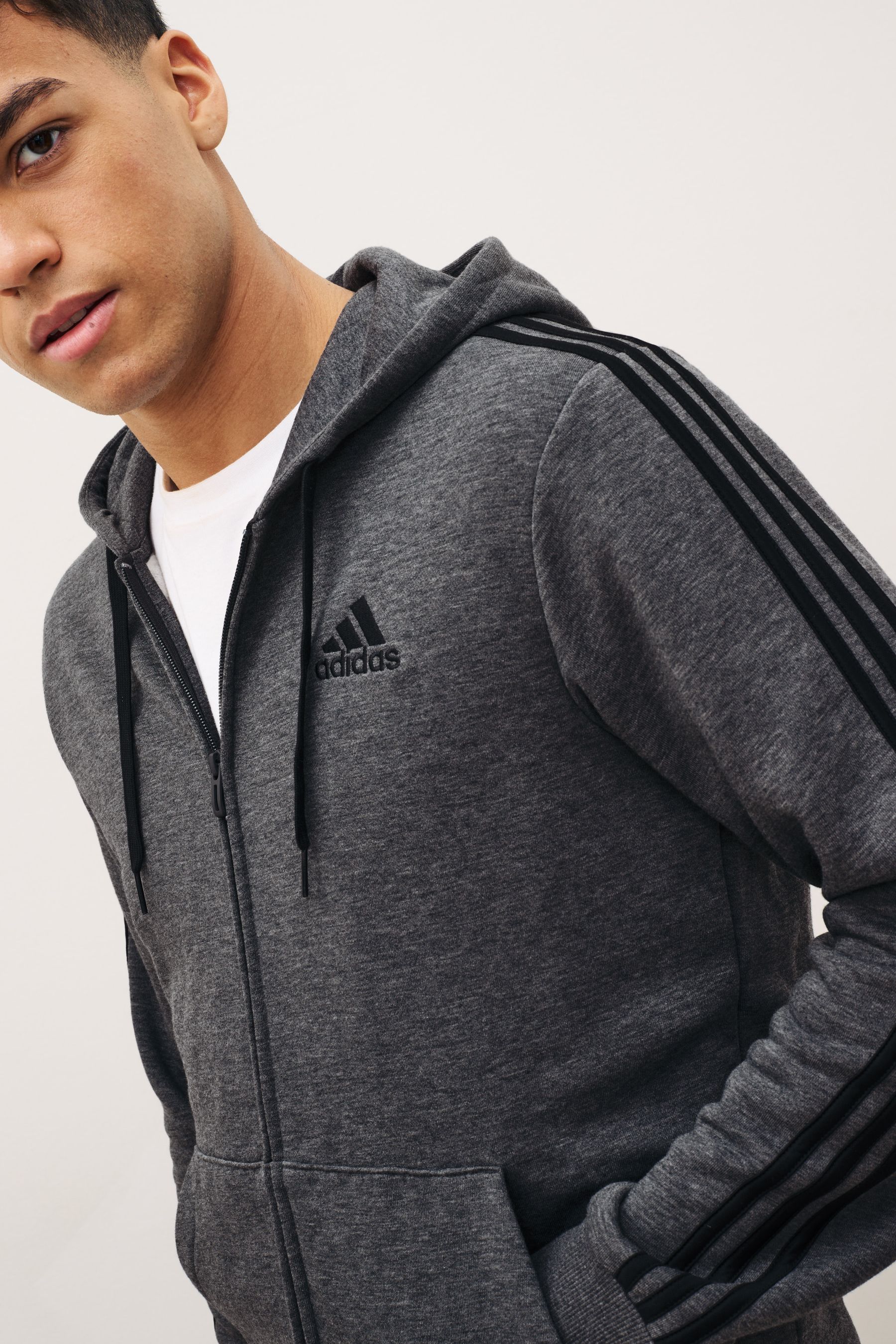Dark grey adidas sweatshirt online