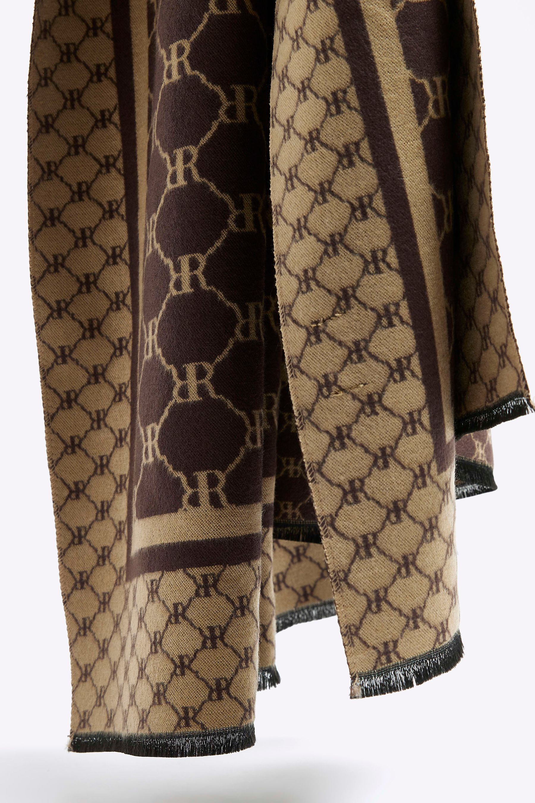River island monogram scarf discount