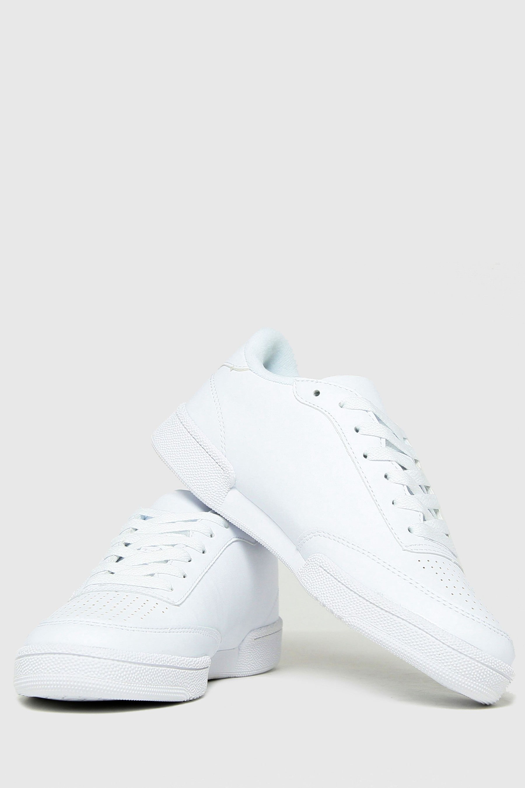 Buy Schuh Womens White Manning Court Lace Up Shoes from the Next UK online shop