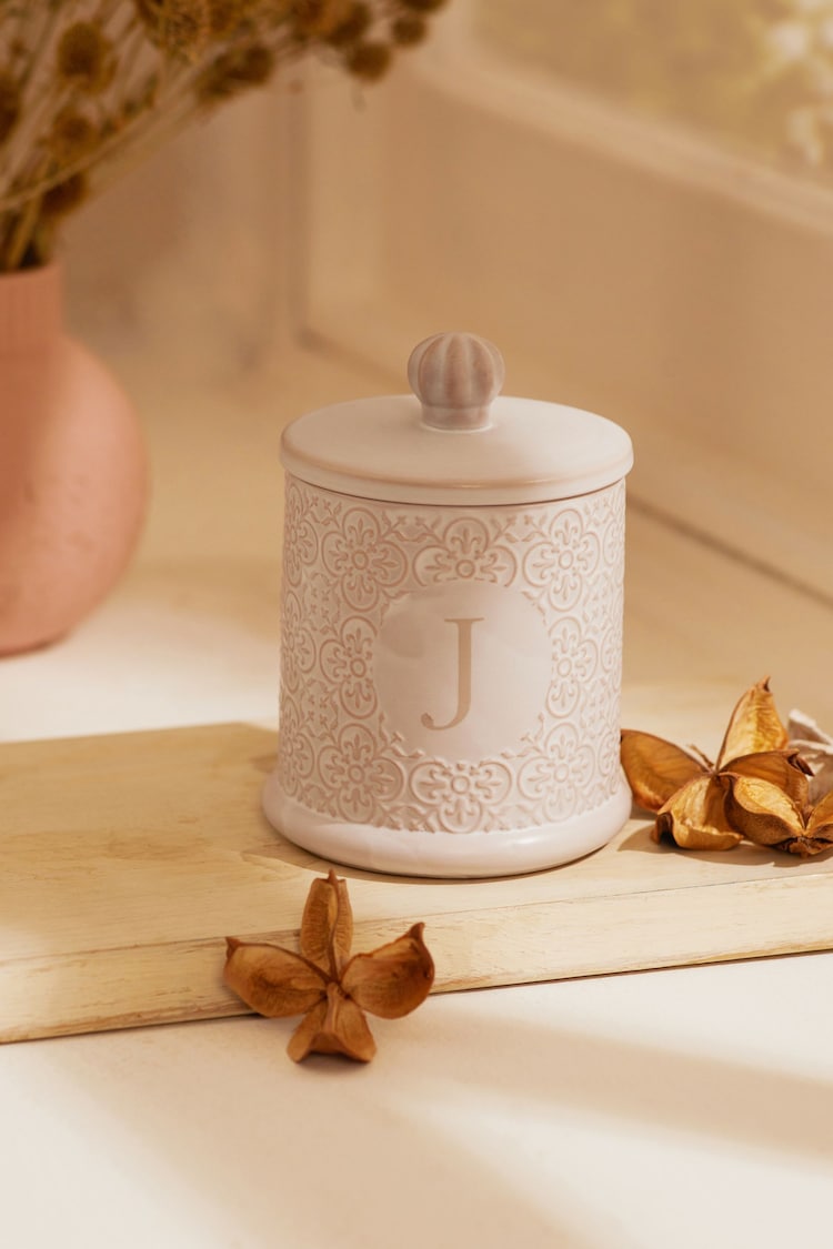 Natural White Jasmine Fragranced Alphabet Candle - Image 2 of 3