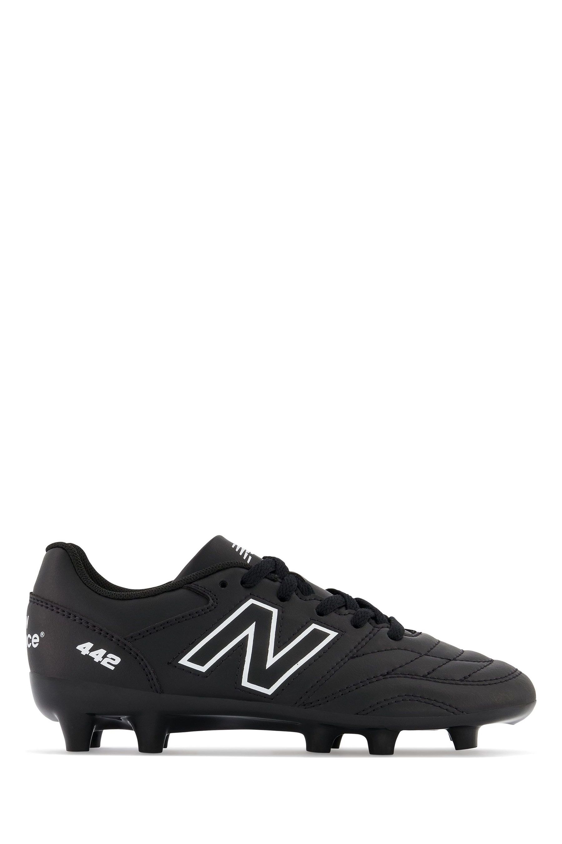 New balance black and white football boots best sale